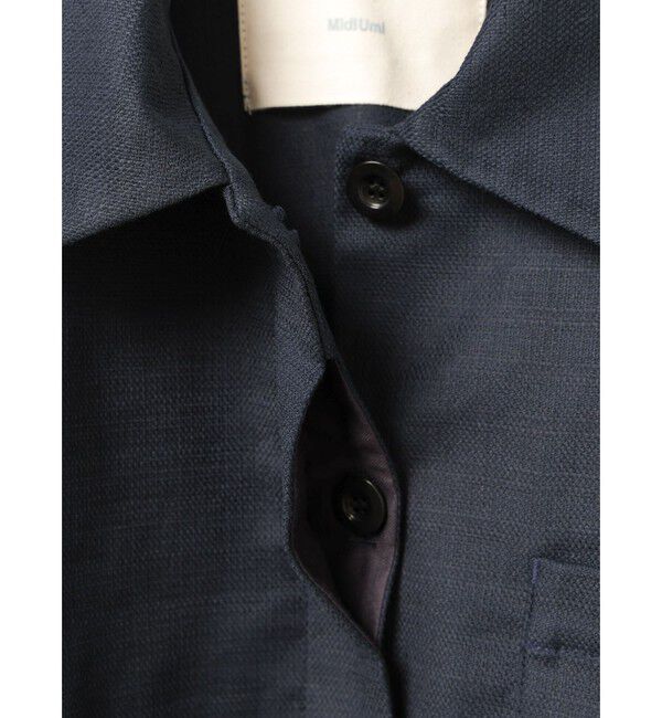 MidiUmi「MidiUmi ショートシャツジャケット」|テーラードジャケット|