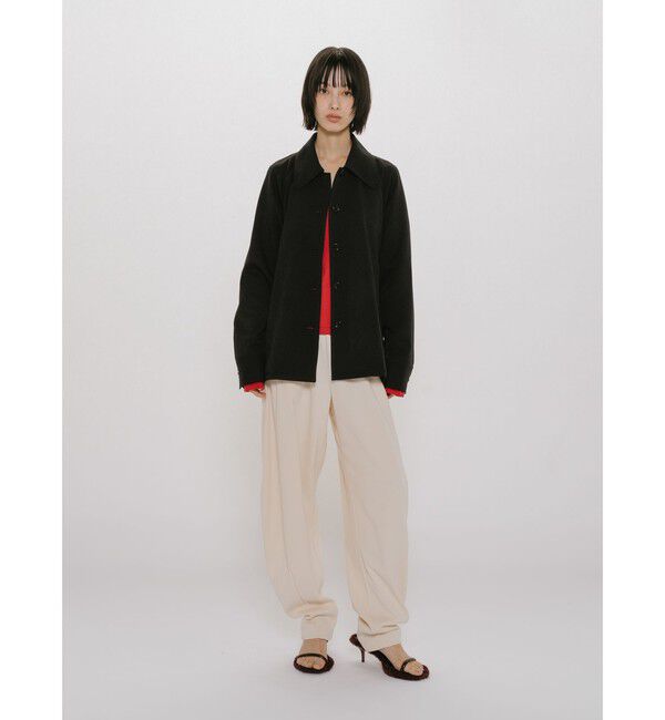 MIDIUMISOLID「MIDIUMISOLID for Ladies ステンカラーシャツジャケット」|シャツ・ブラウス|