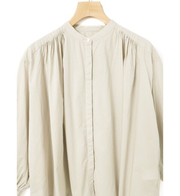 MidiUmi「MidiUmi ギャザーワイドシャツ」|シャツ・ブラウス|