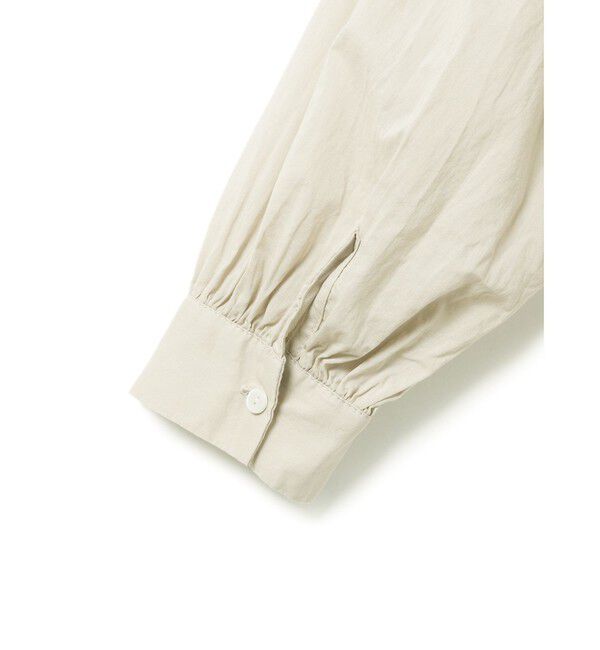 MidiUmi「MidiUmi ギャザーワイドシャツ」|シャツ・ブラウス|