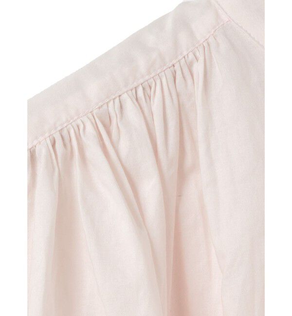 MidiUmi「MidiUmi ギャザーワイドシャツ」|シャツ・ブラウス|