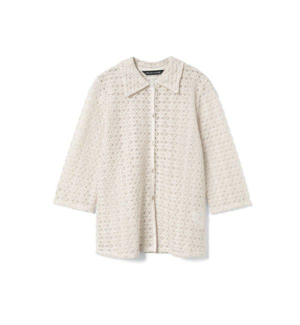 mizuiro ind「mizuiro ind レースシャツ」|シャツ・ブラウス|