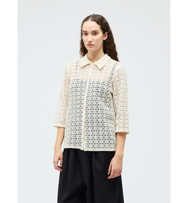 mizuiro ind「mizuiro ind レースシャツ」|シャツ・ブラウス|