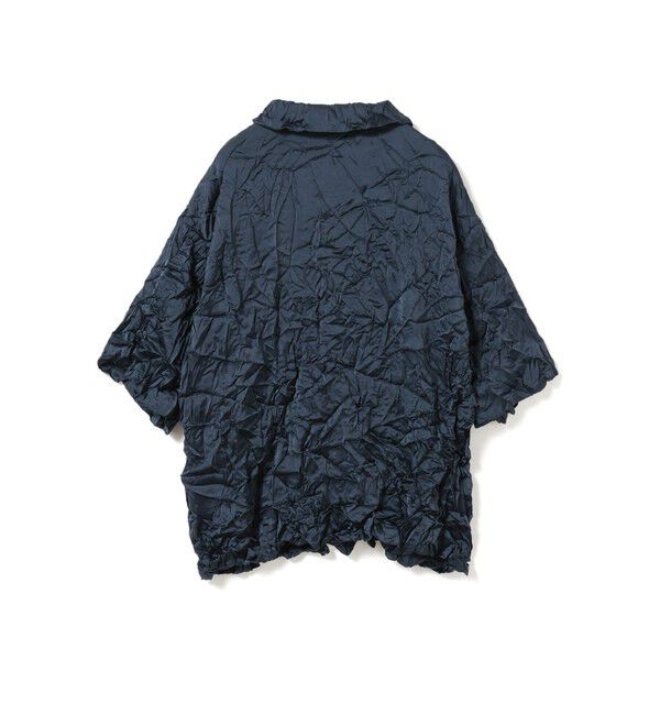 mizuiro ind「mizuiro ind ワッシャーハーフスリーブシャツ」|シャツ・ブラウス|