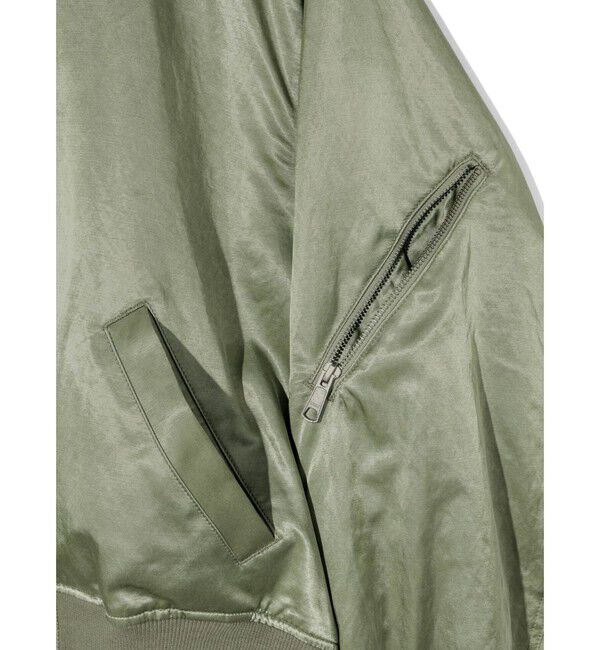 MIDIUMISOLID「MIDIUMISOLID Men&rsquo;s ブリーチサテンMA-1」|テーラードジャケット|