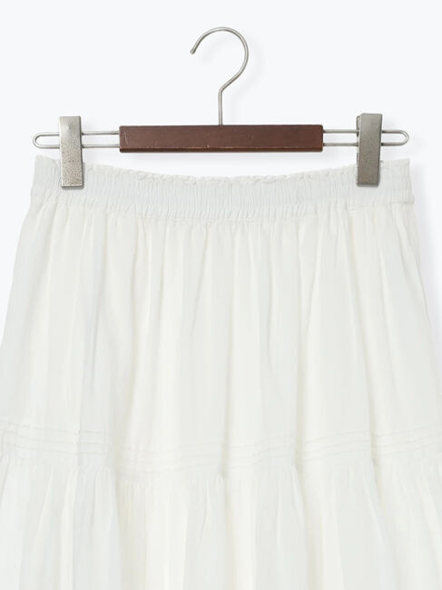 Te chichi「コットンボイルティアードスカート《2026 spring catalog item》」|スカート|