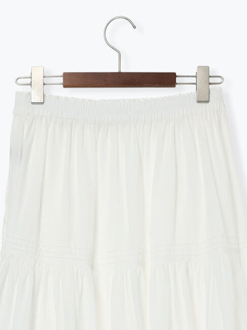 Te chichi「コットンボイルティアードスカート《2026 spring catalog item》」|スカート|