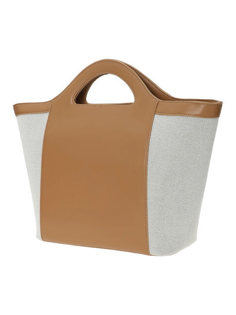 Te chichi「Tメタルキャンバスエコレザーコンビトートバッグ」|その他|