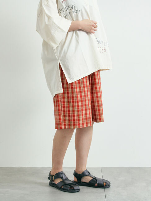 SM2「マドラスチェックショートパンツ」|その他|レッド