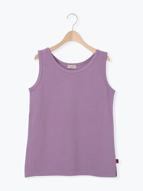 Samansa Mos2「【USAコットン】ノースリーブ」|Tシャツ・カットソー|パープル