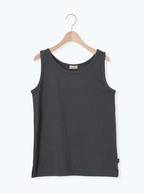 Samansa Mos2「【USAコットン】ノースリーブ」|Tシャツ・カットソー|チャコールグレー