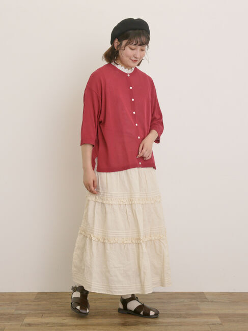 Samansa Mos2「フリルティアードスカート」|スカート|