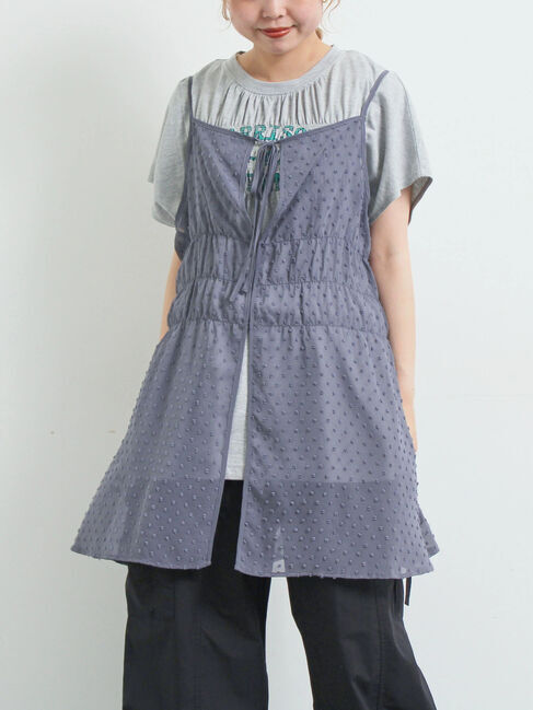 SM2「ドットシアージャカード2WAYキャミチュニック」|シャツ・ブラウス|