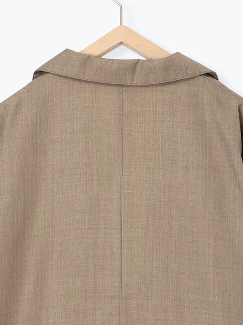 Samansa Mos2 blue「テーラードシャツジャケット」|シャツ・ブラウス|