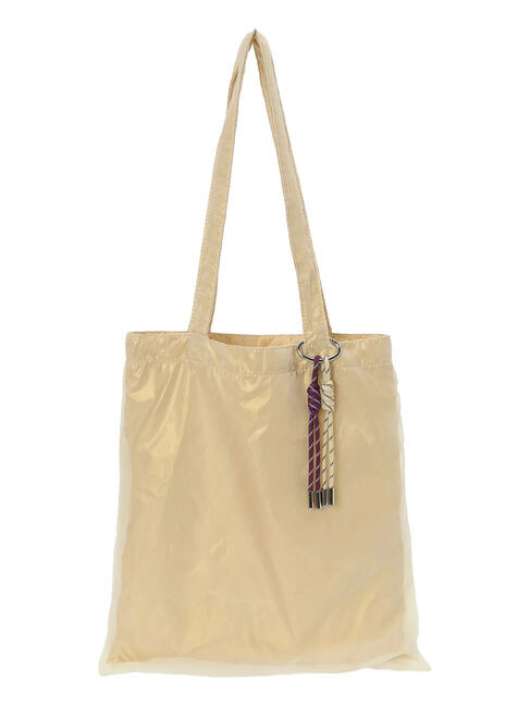 Samansa Mos2 blue「チュールレイヤードトート」|その他|