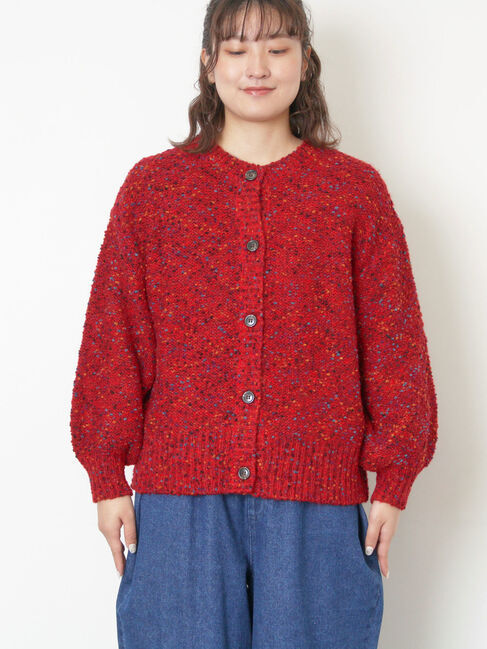 Samansa Mos2「ぽこぽこヤーン前後2WAYニット」|ニット・セーター|