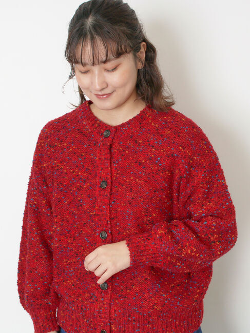 Samansa Mos2「ぽこぽこヤーン前後2WAYニット」|ニット・セーター|