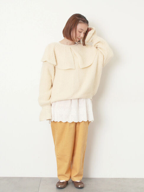 Samansa Mos2「【M/Lサイズ】コーディロイテーパードパンツ」|その他|