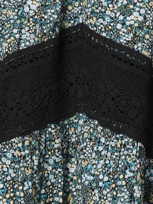 Samansa Mos2「柄アソートティアードレーススカート」|スカート|