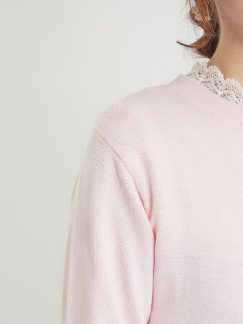 Samansa Mos2「フリルニットカーディガン」|カーディガン|