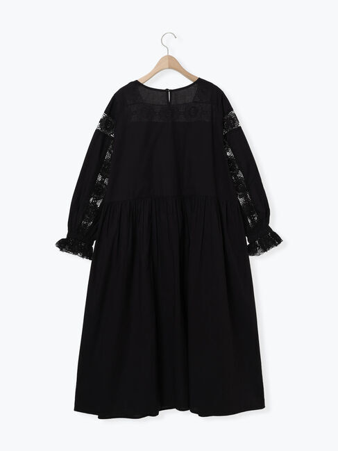 Samansa Mos2「ローズ柄レーススクエアネックワンピース」|ワンピース|