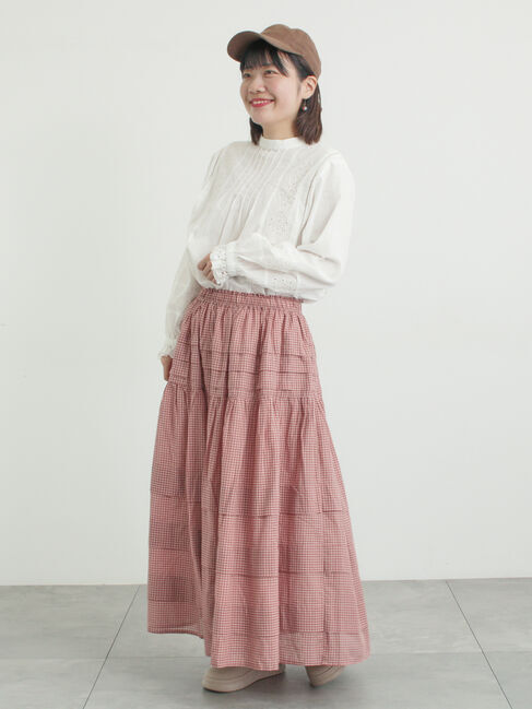 Samansa Mos2「シアータックギャザースカート」|スカート|