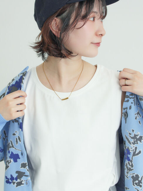 Samansa Mos2「【汗染み防止】ノースリーブTシャツ」|Tシャツ・カットソー|