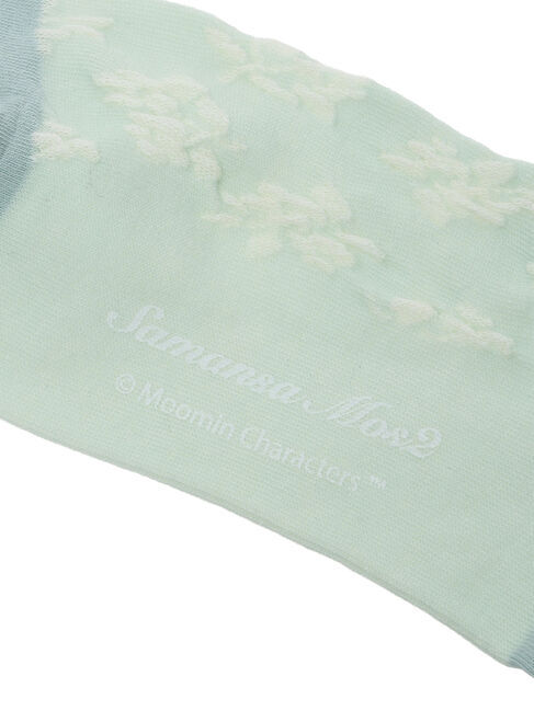 Samansa Mos2「【MOOMIN&times;SamansaMos2】リトルミイ刺繍花柄ソックス」|ソックス|