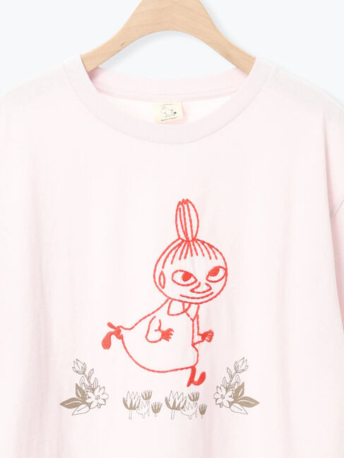 Samansa Mos2「【MOOMIN&times;Samansa Mos2】ぽこぽこ刺繍Tシャツ」|Tシャツ・カットソー|