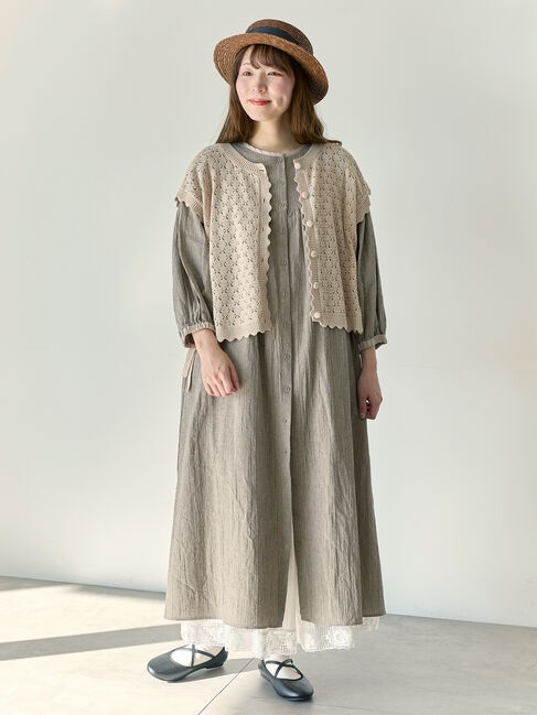 Samansa Mos2「【Cross&times;Staff】前後2WAYワンピース」|ワンピース|