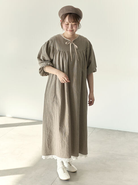 Samansa Mos2「【Cross&times;Staff】前後2WAYワンピース」|ワンピース|