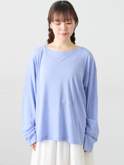 Samansa Mos2「ガーゼ天竺ゆるカットソー」|Tシャツ・カットソー|