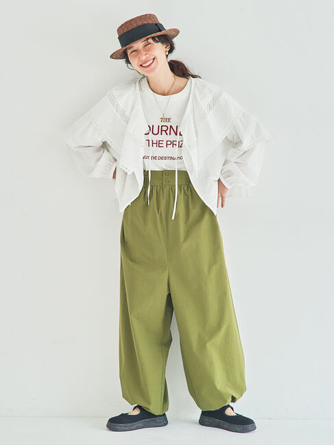 Samansa Mos2「レースボレロブラウス」|シャツ・ブラウス|