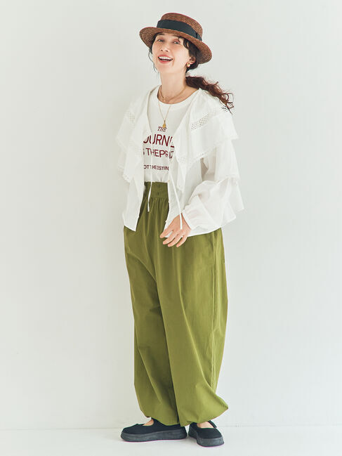 Samansa Mos2「レースボレロブラウス」|シャツ・ブラウス|