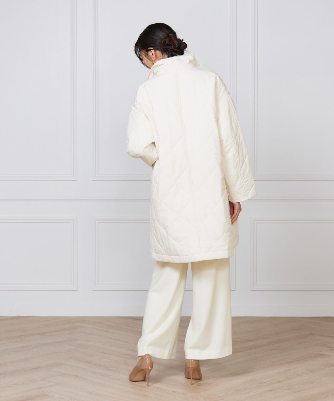 Le Souk「中綿キルティングスタンドコート《LIMONTA EAST》」|ピーコート|