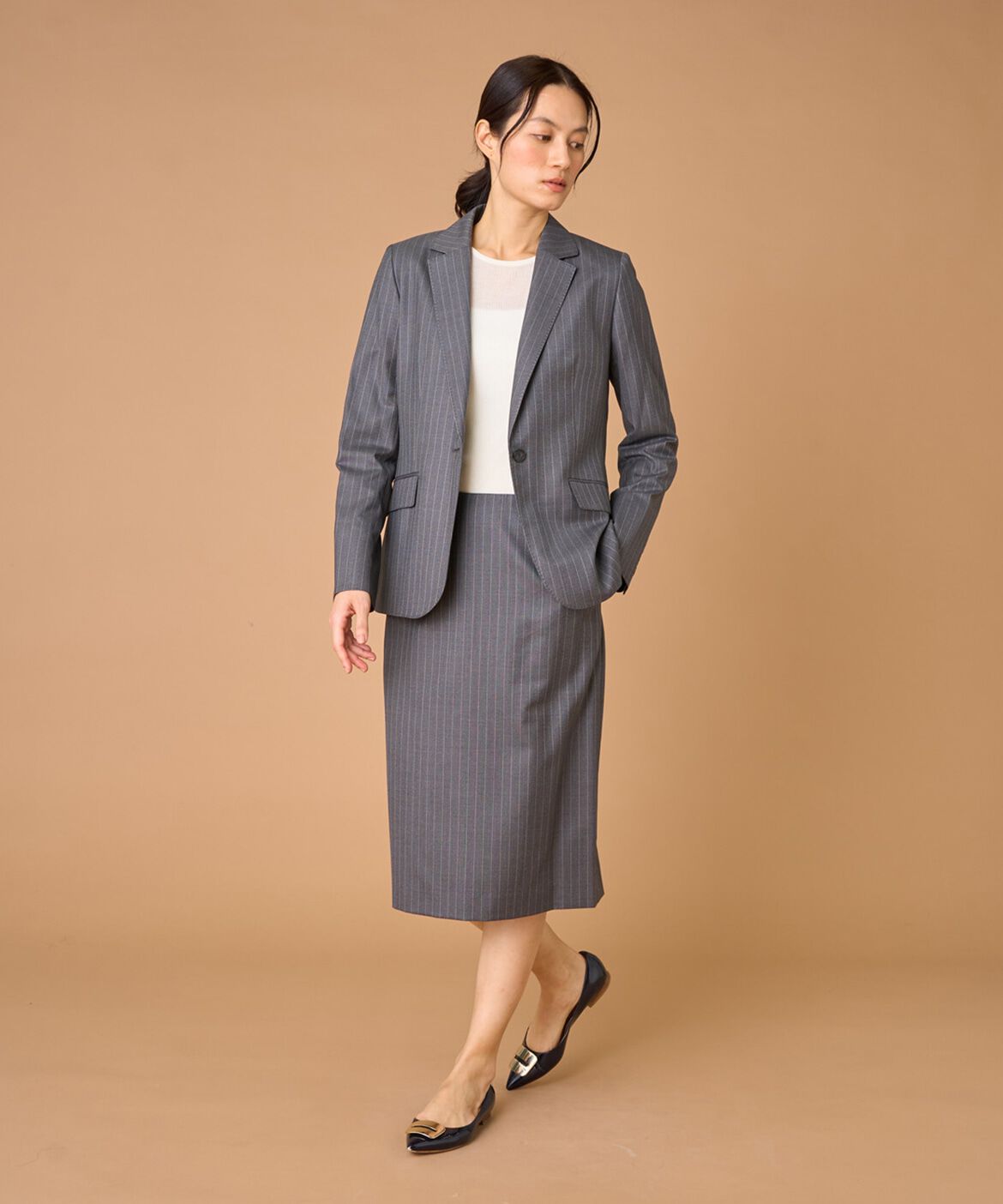 INED「シルクウールテーラードジャケット《Loro Piana》」|テーラードジャケット|