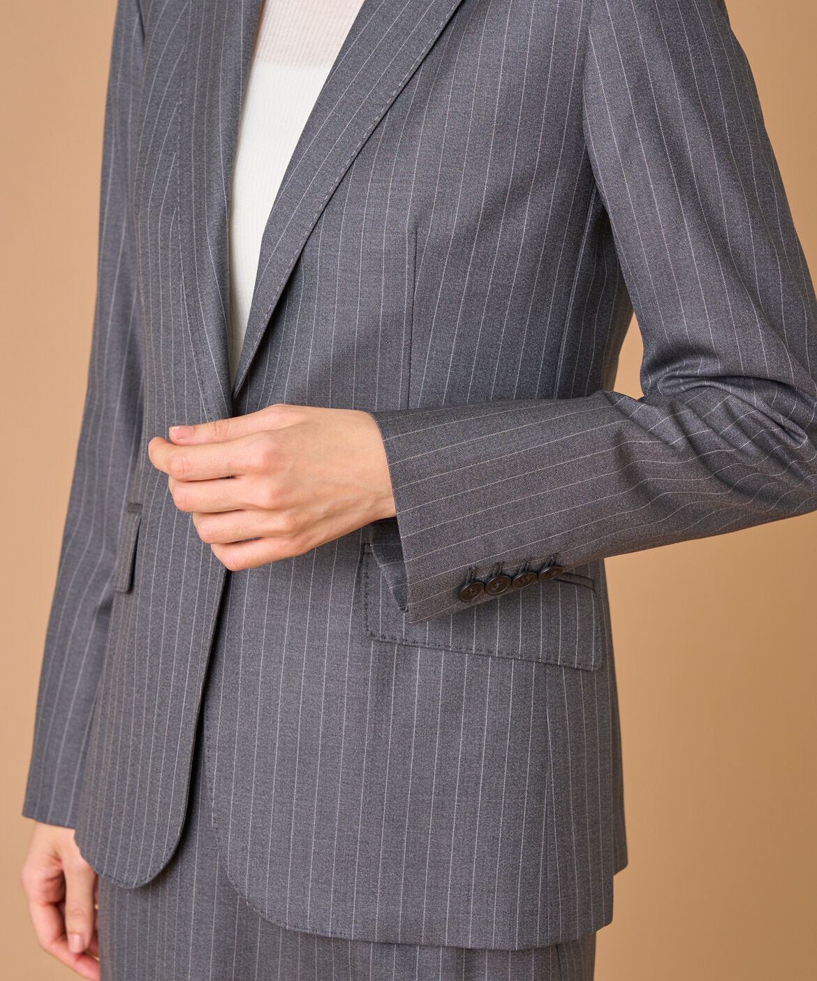 INED「シルクウールテーラードジャケット《Loro Piana》」|テーラードジャケット|