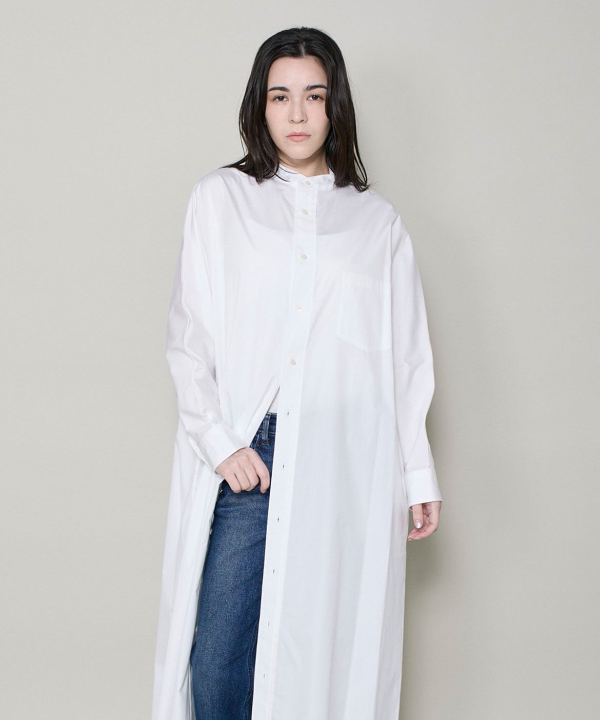 INED「TICCA テントシャツワンピース TBEA-105」|その他|オフホワイト1