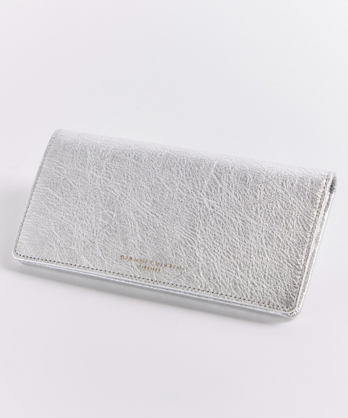 FAVORITE SUKINAMONO「フラップウォレット メタリック《GIANNI CHIARINI》」|コインケース|シルバー