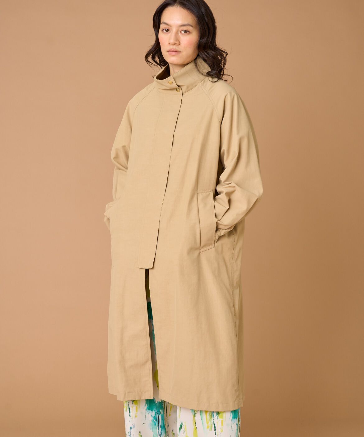 INED「2WAYコート」|ステンカラーコート|