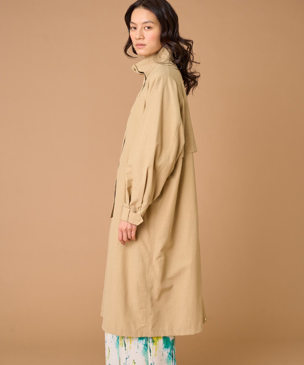 INED「2WAYコート」|ステンカラーコート|