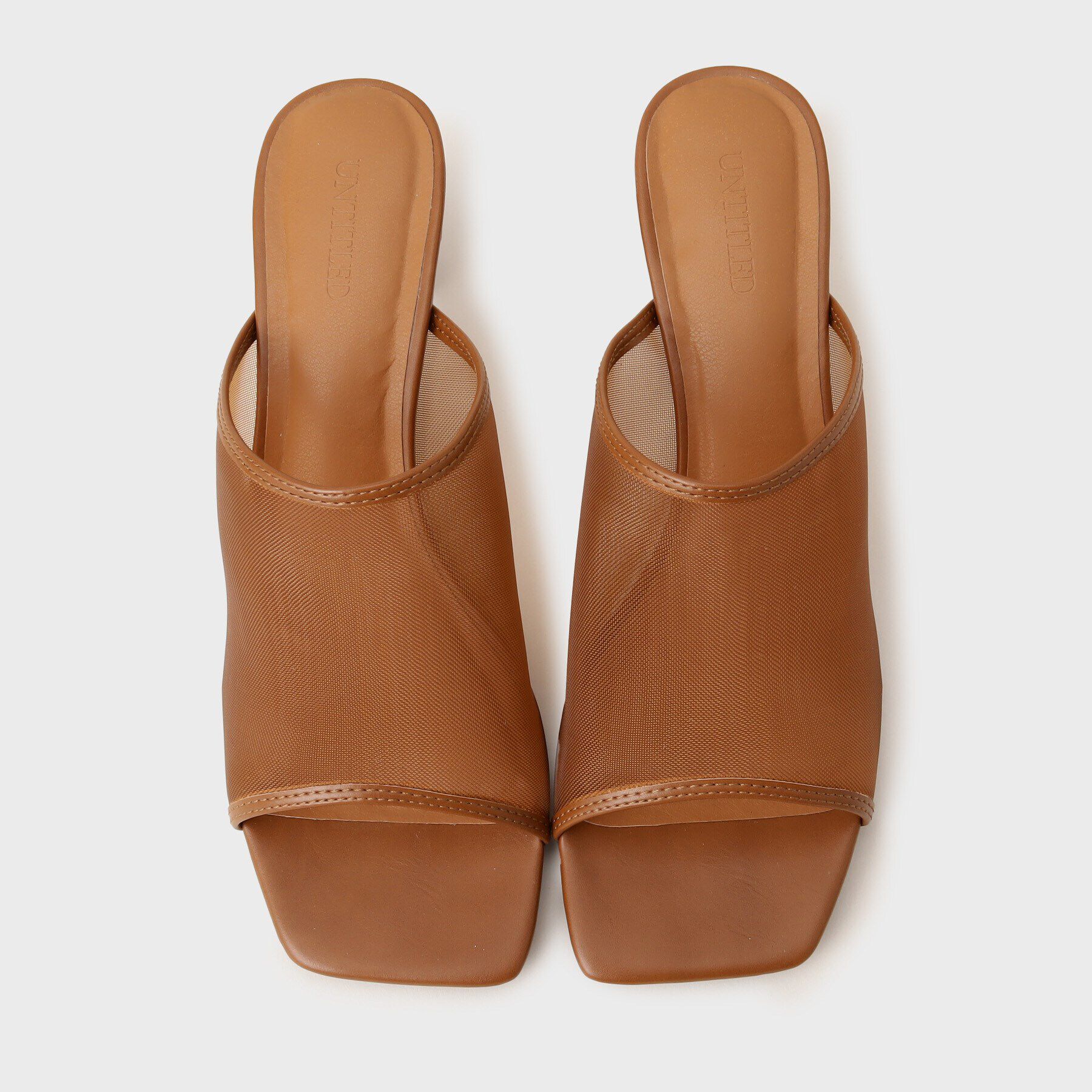 UNTITLED「【旬トレンド】メッシュミュール」|サンダル|