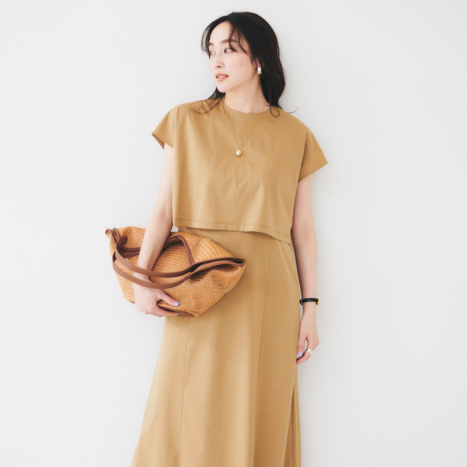 UNTITLED「【洗える／夏ワンピ／2WAY】ジャージワンピース」|ワンピース|