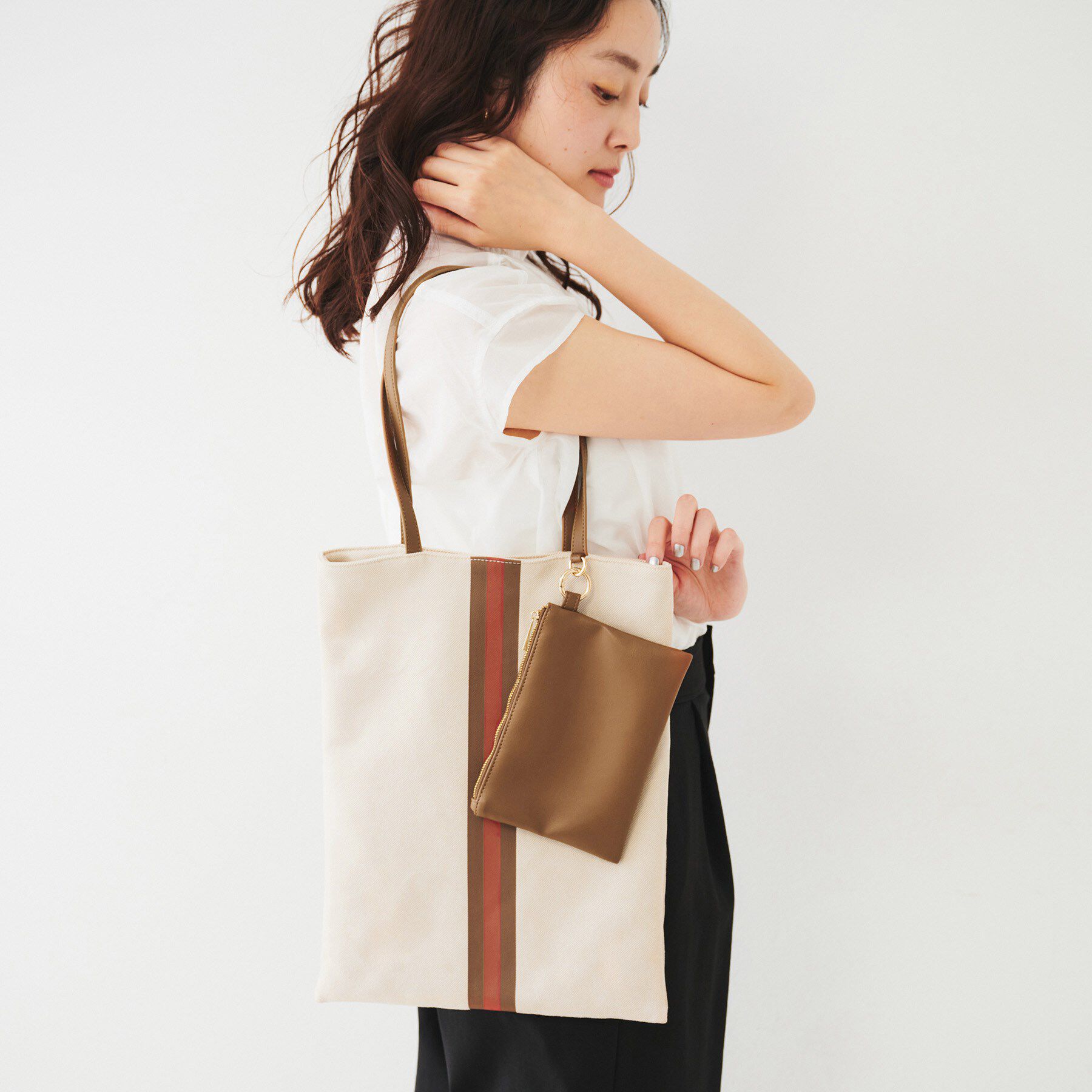 UNTITLED「【選べる3柄】フラットトートバッグ」|トートバッグ|