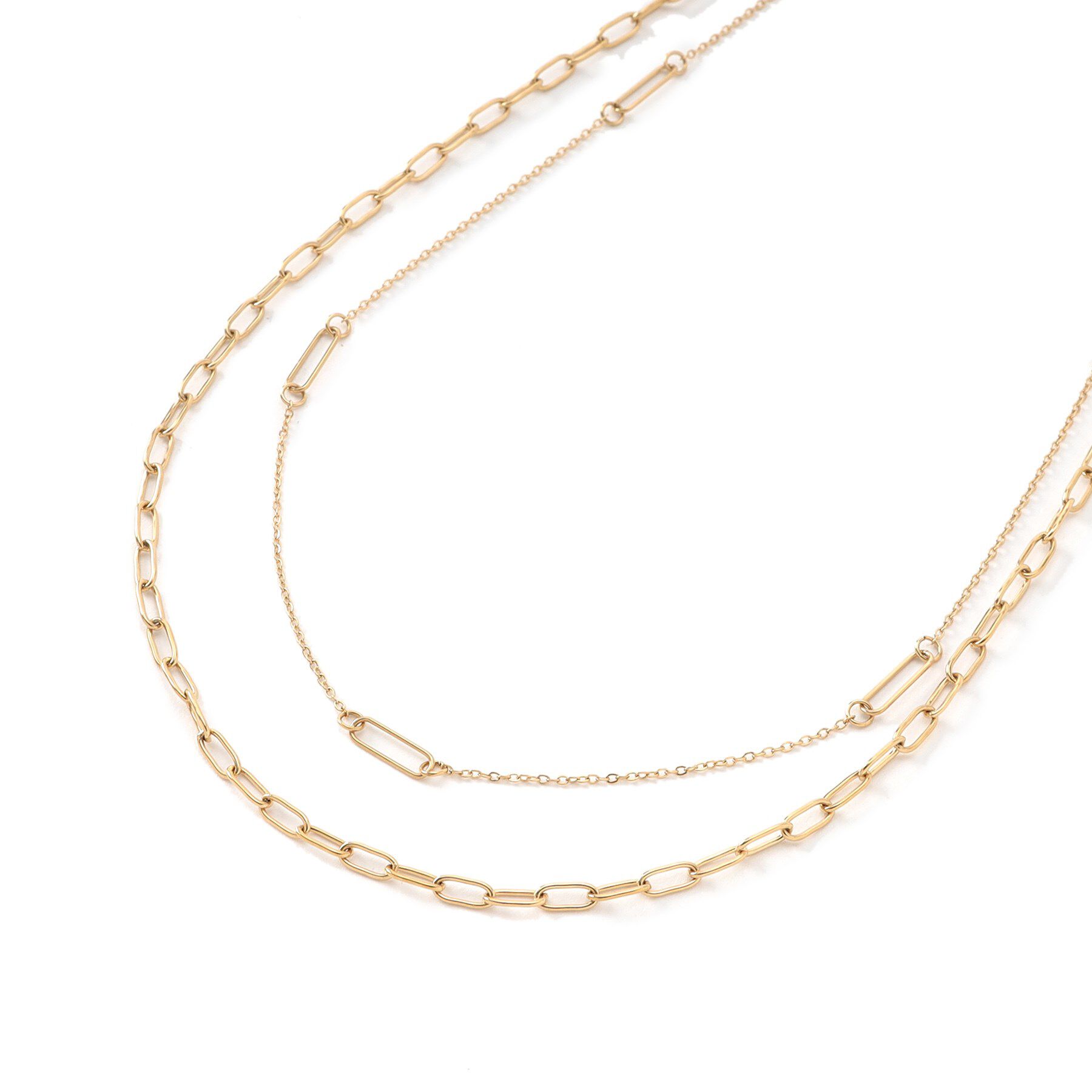 UNTITLED「【ステンレス】ロングチェーンネックレス」|ネックレス|