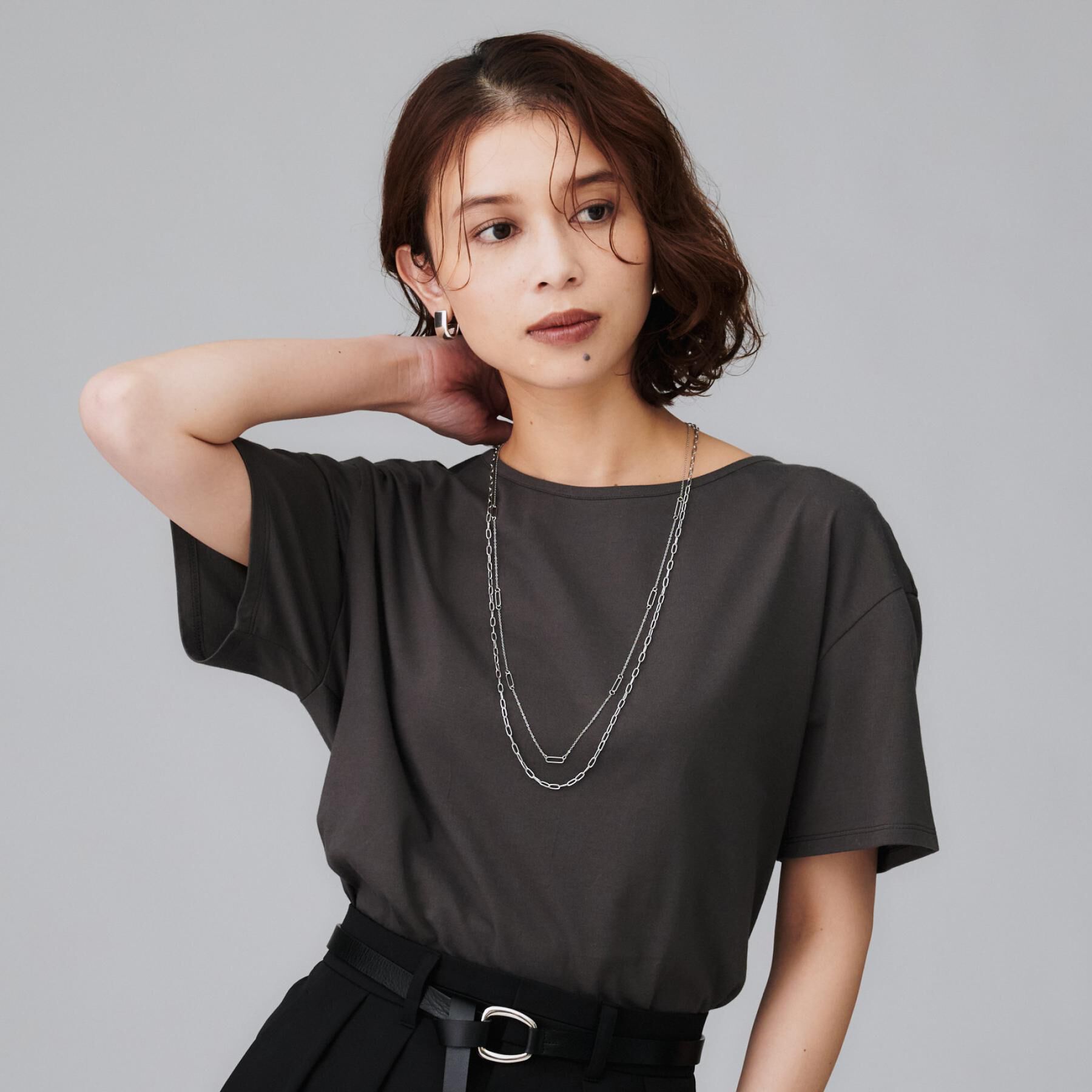 UNTITLED「【ステンレス】ロングチェーンネックレス」|ネックレス|