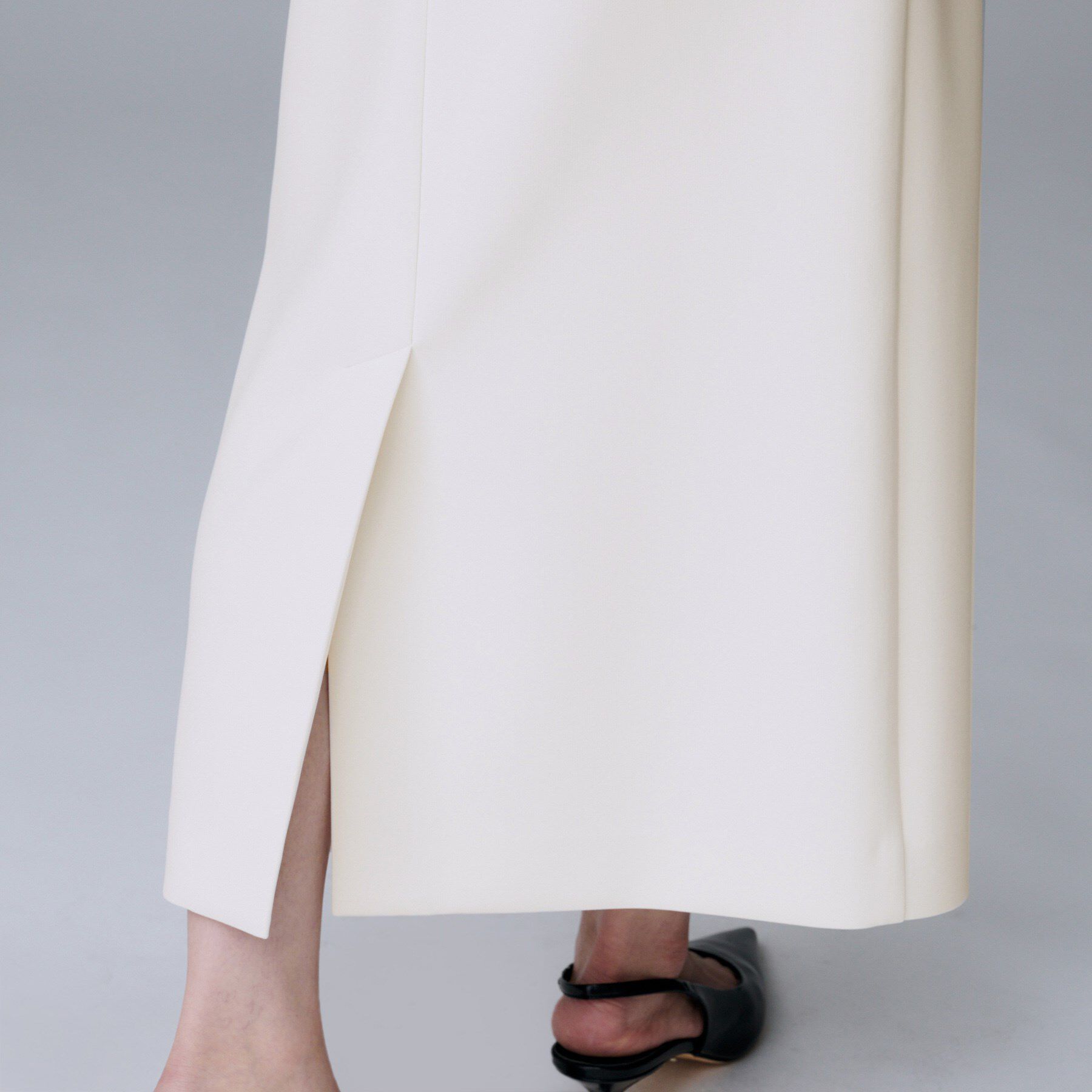 UNTITLED「【セットアップ可/洗える/ウエストゴム】ダンボールジャージスカート」|スカート|