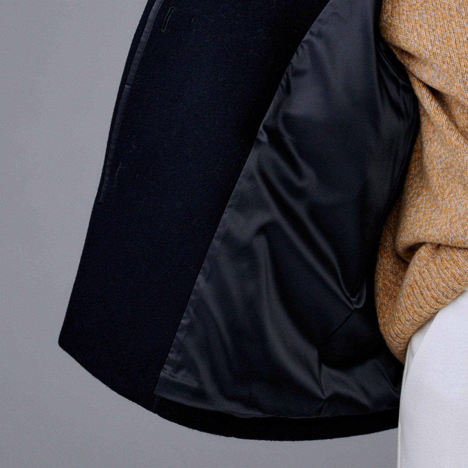 UNTITLED「【着回しが効く／オンオフアウター】ウールショートコート」|その他|