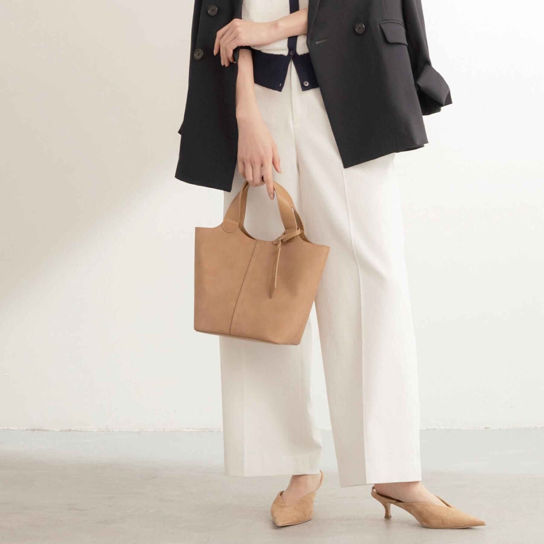 UNTITLED「【トレンド】ヌバックトート」|トートバッグ|