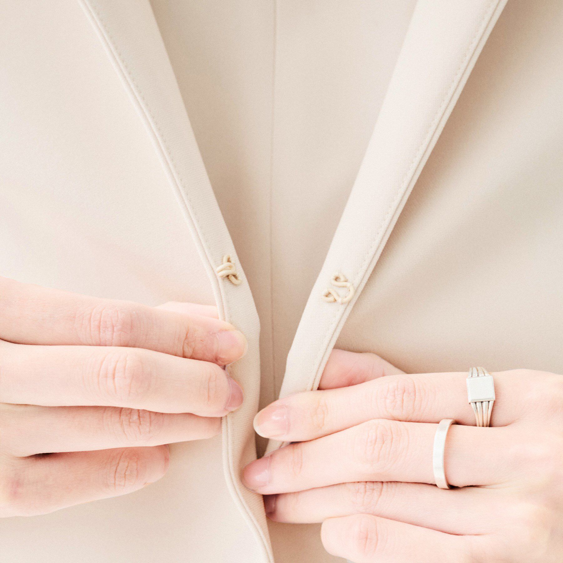 UNTITLED「【洗える/ストレッチ性/軽い】ノーカラージャケット」|ノーカラージャケット|